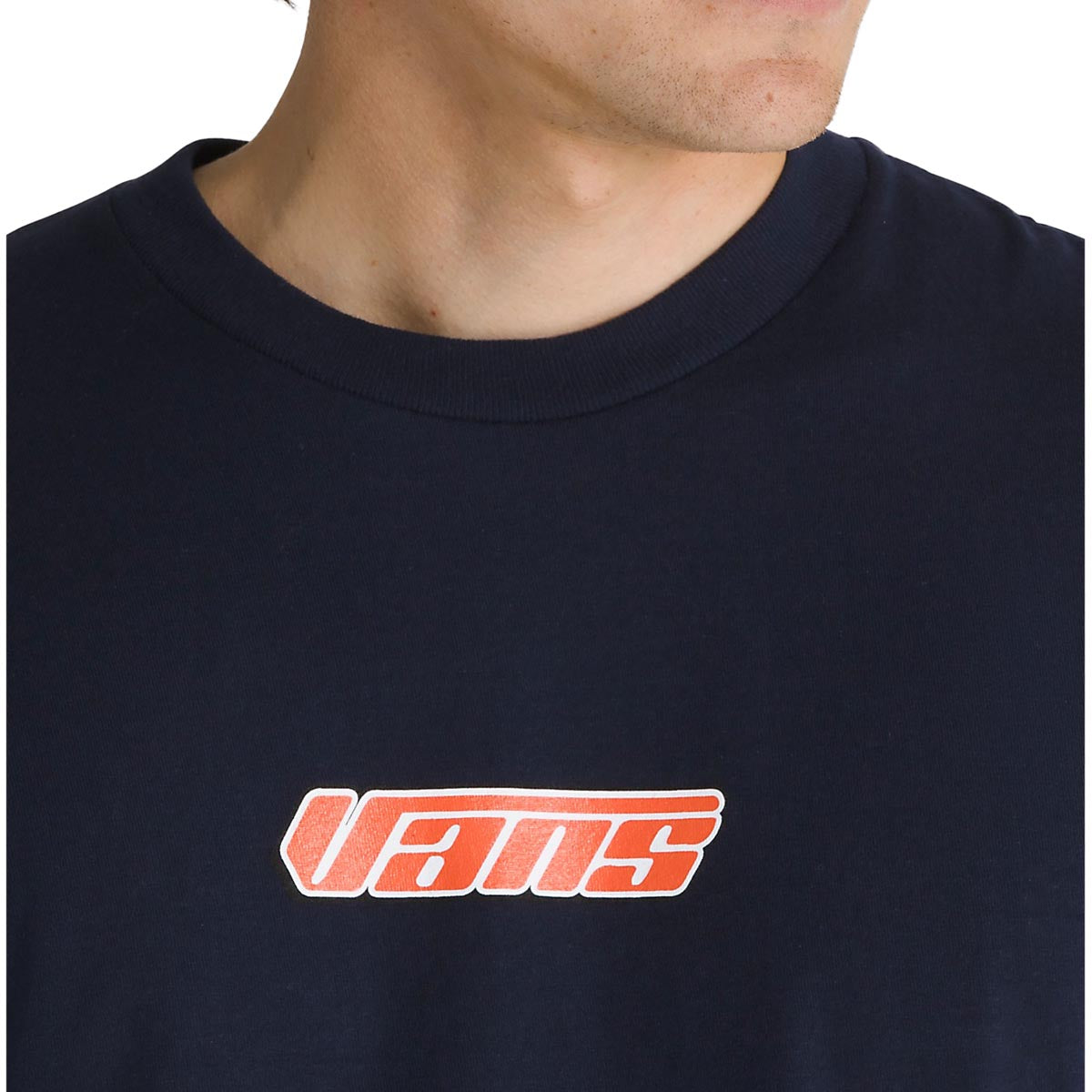 Vans Retro V T-Shirt - Navy image 3