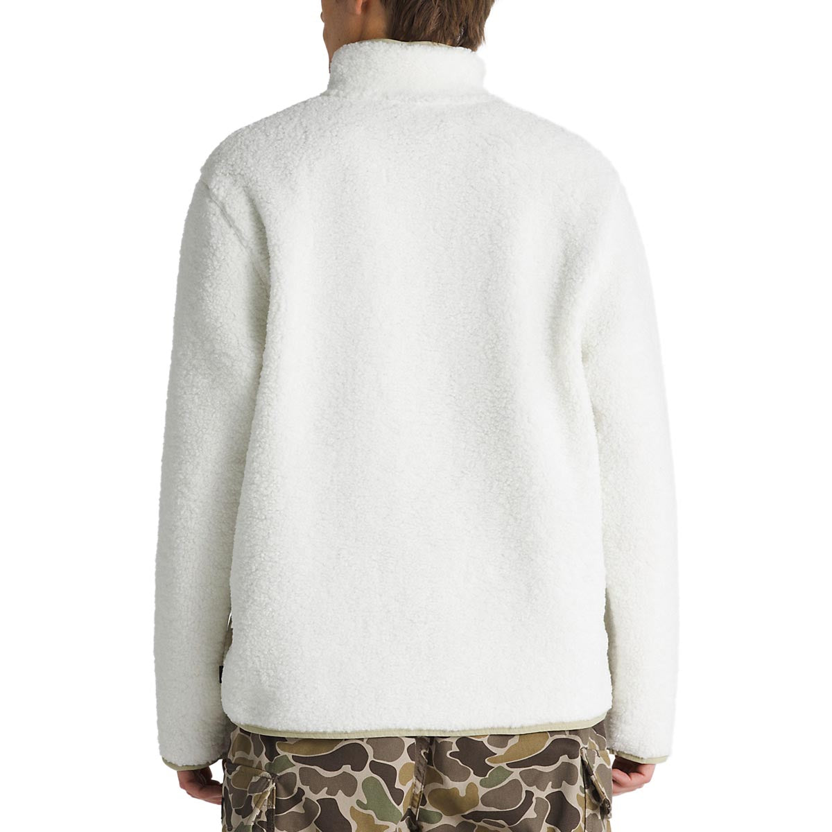 Vans Boxed Sherpa Quarter Zip Sweatshirt - Marshmallow image 2