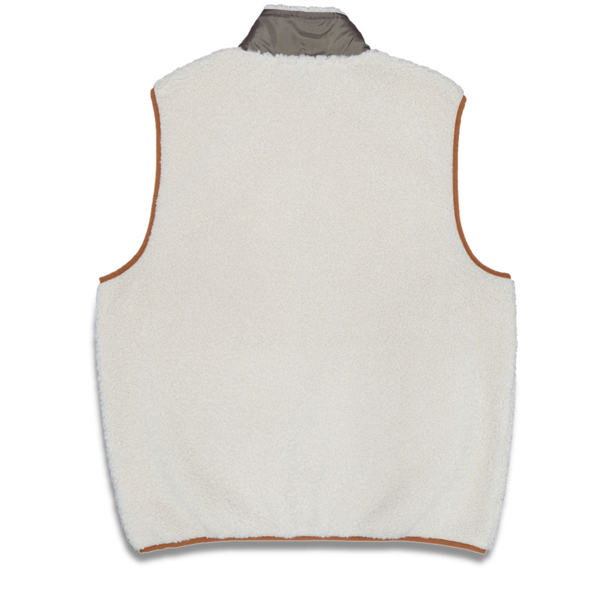 Vans Trevor Sherpa Fleece Vest - Oatmeal/Bungee Cord image 2