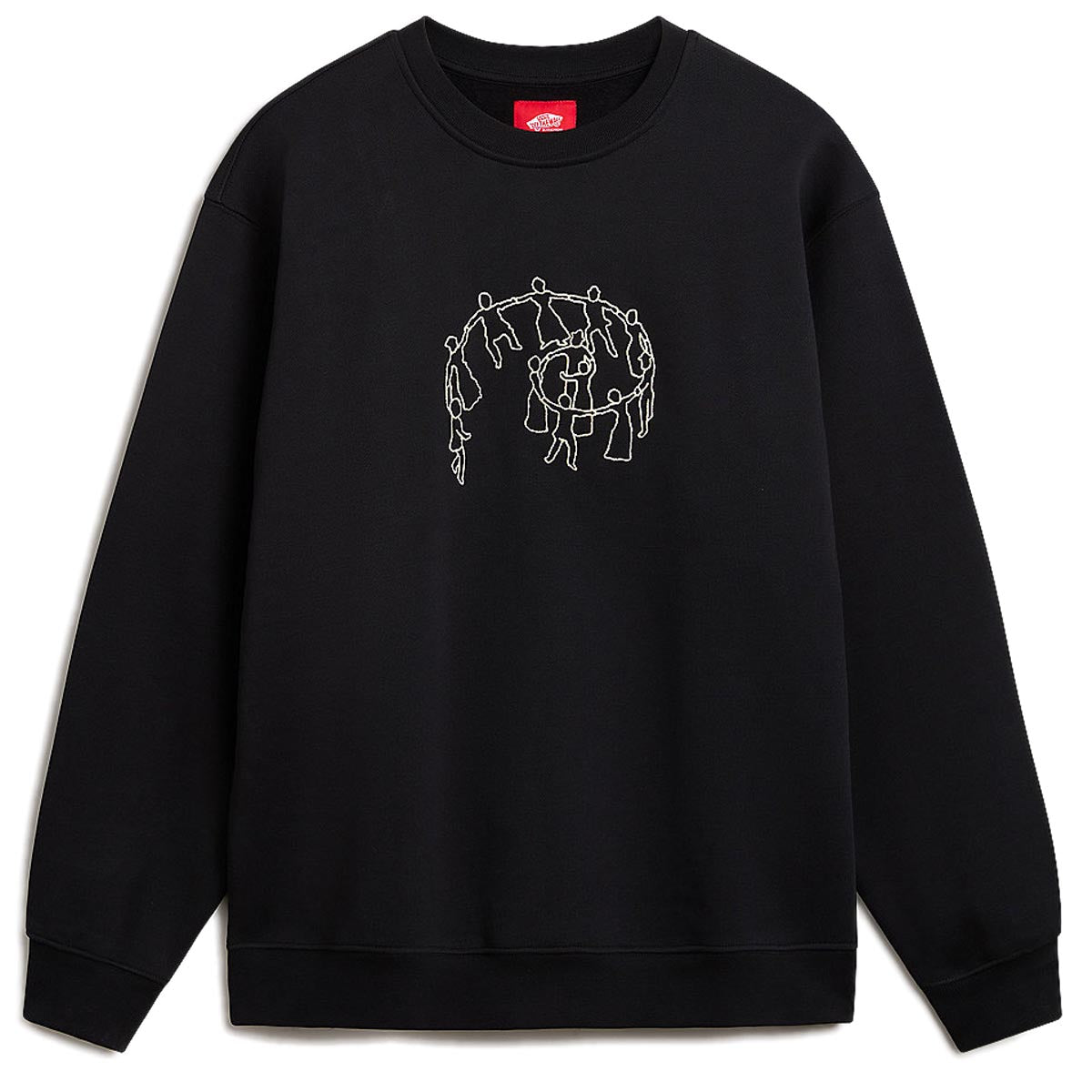 Vans Skate Hold Hands Crew Sweatshirt - Black image 2