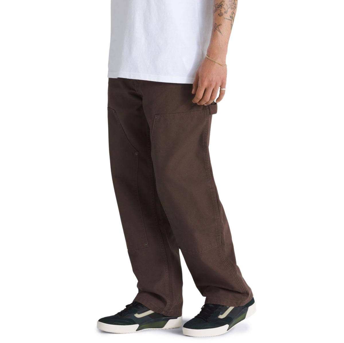 Vans Skate Drill Chore AVE Loose Carpenter Pants - Chocolate Brown image 3