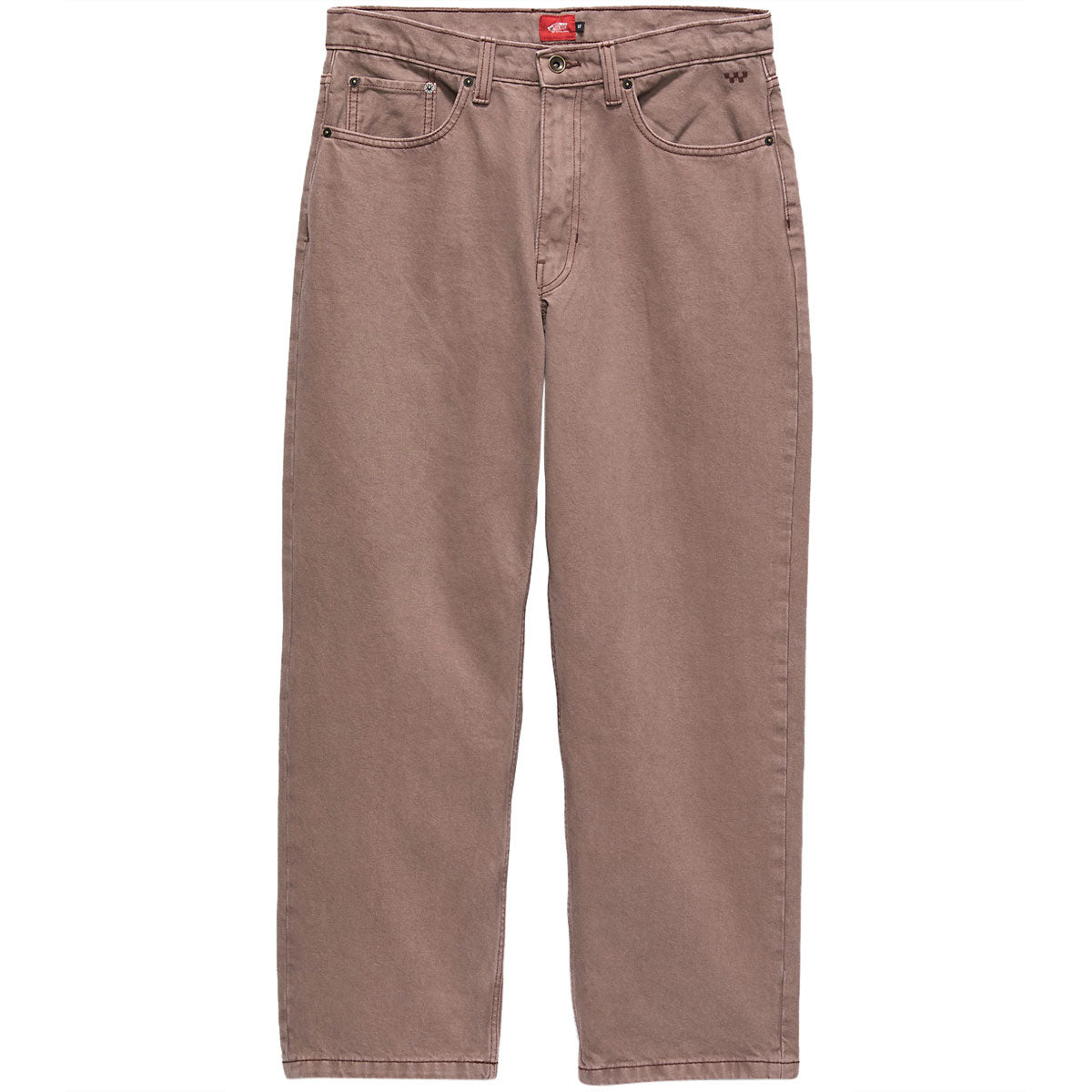 Vans Skate Check-5 Skate Loose Denim Jeans - Deep Taupe image 2