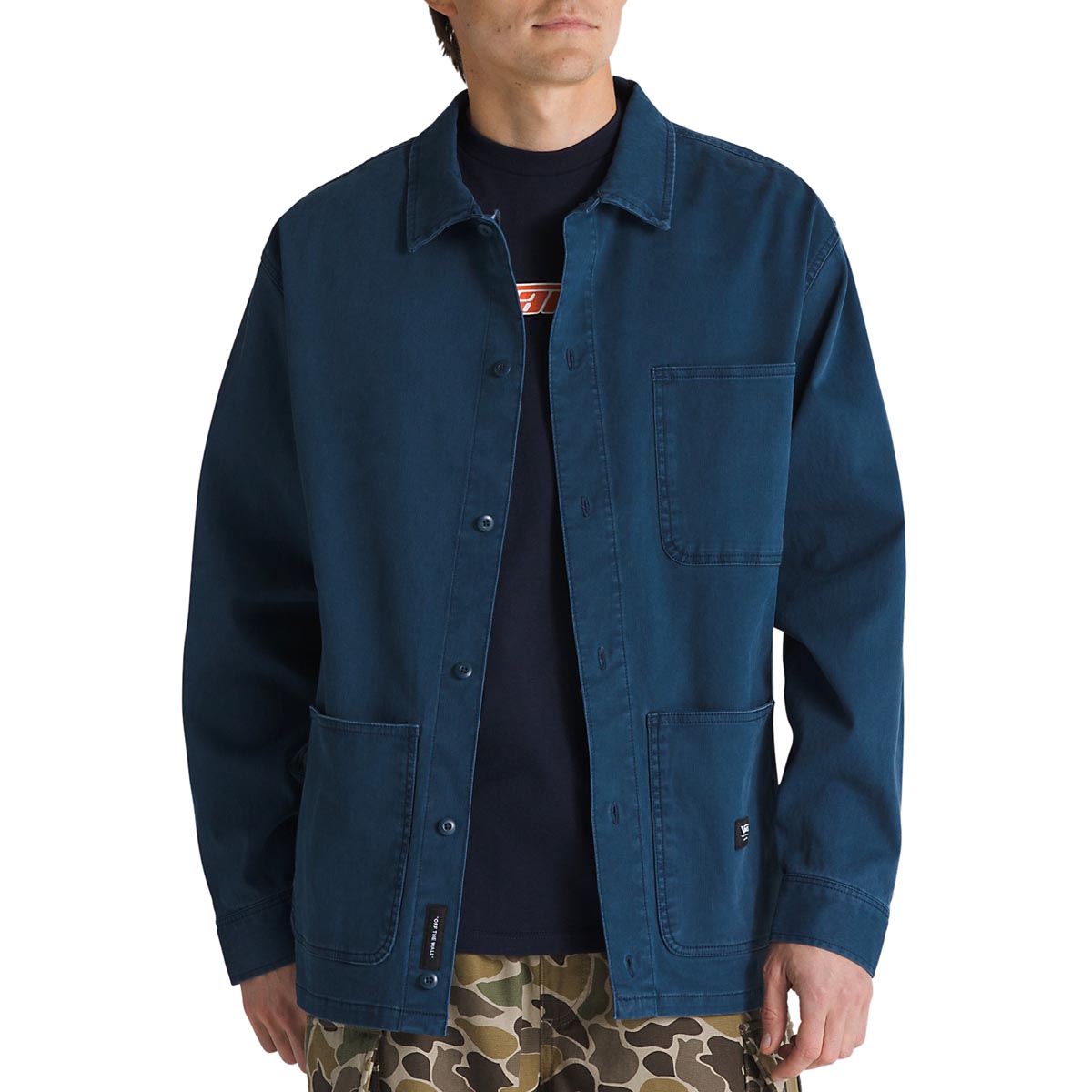 Vans Westfield Shacket Jacket - Dress Blues image 1