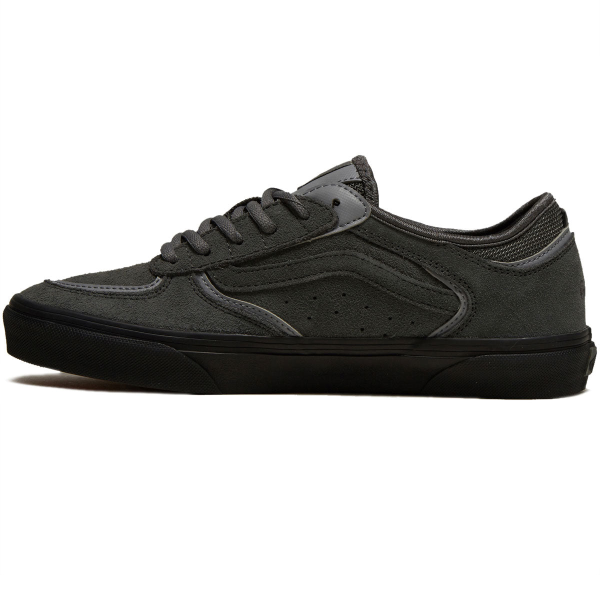 Vans Skate Rowley Shoes - Suede Charcoal/Black image 2