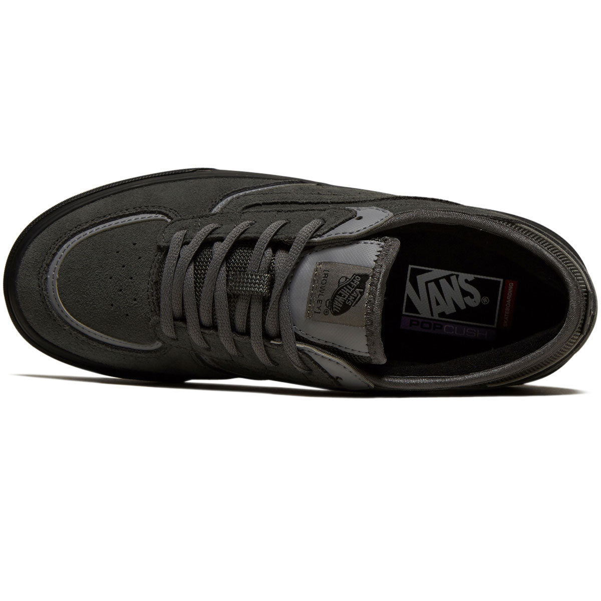 Vans Skate Rowley Shoes - Suede Charcoal/Black image 3