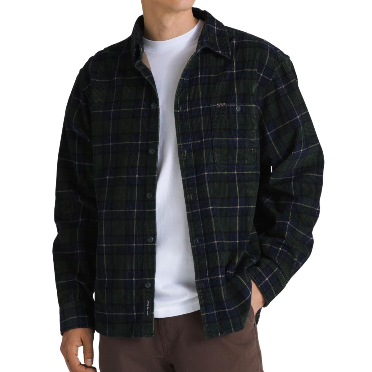 Vans AVE Long Sleeve Woven Shirt - Scarab image 1