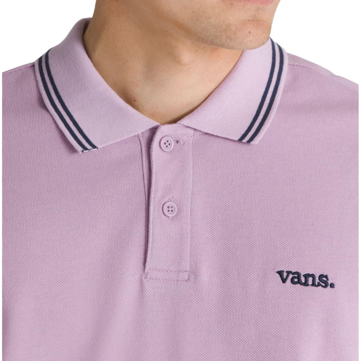 Vans Halecrest Polo Shirt - Lavender Mist image 3