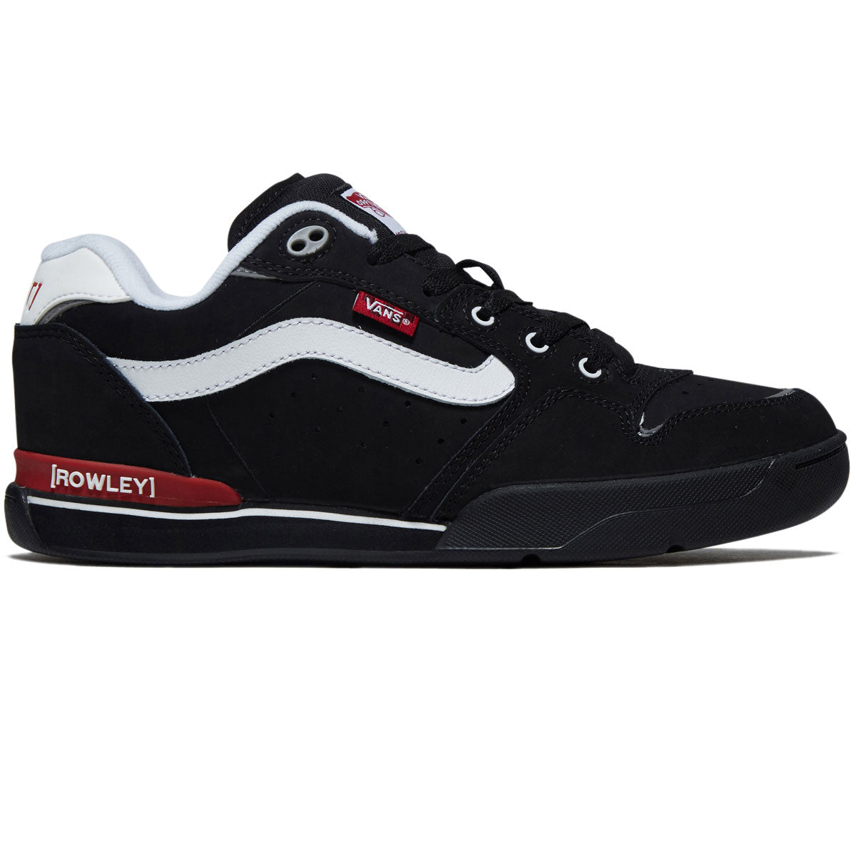 Vans Rowley XLT Shoes - Black/White/Red image 1