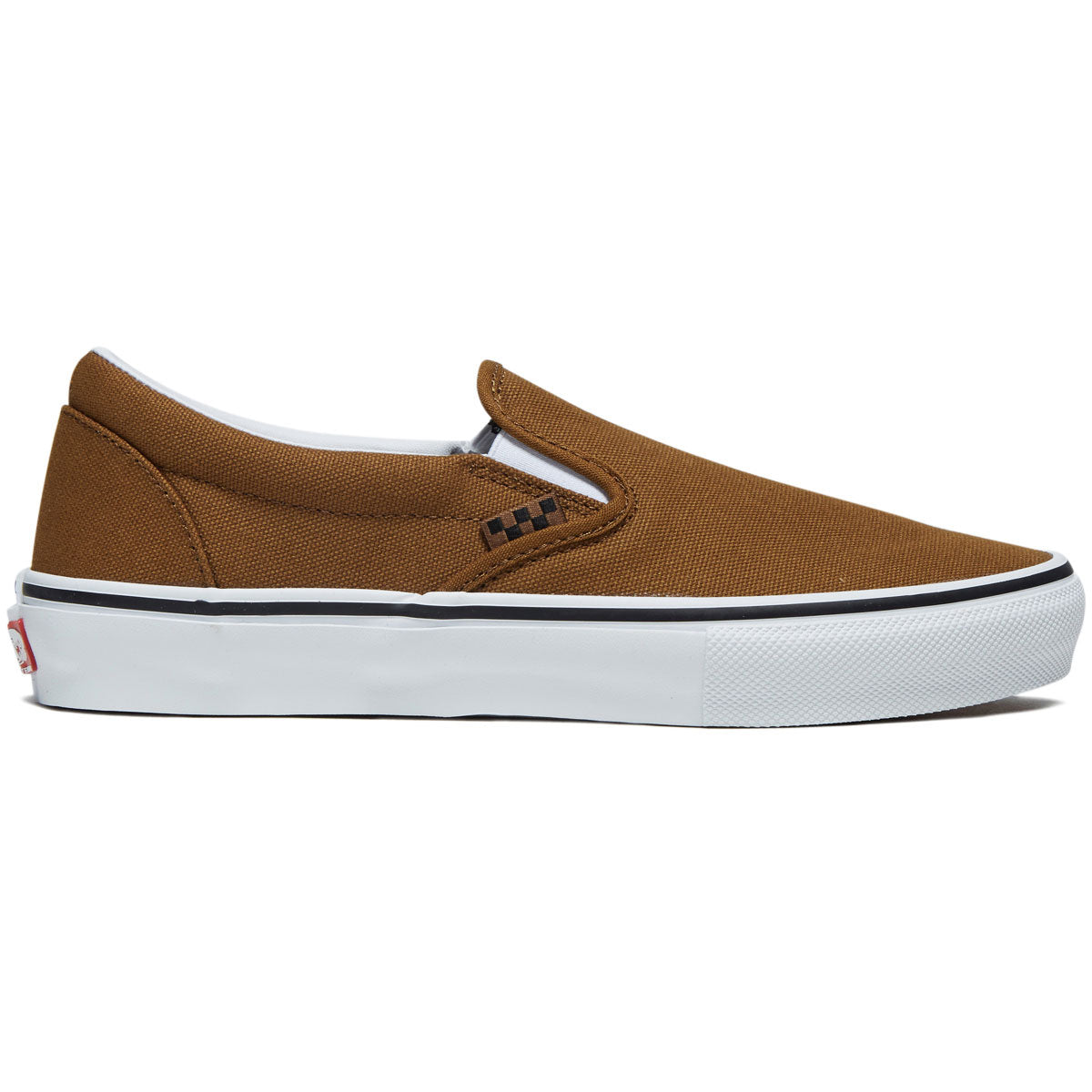 Vans Skate Slip-On Shoes - Duck Canvas Golden Brown image 1