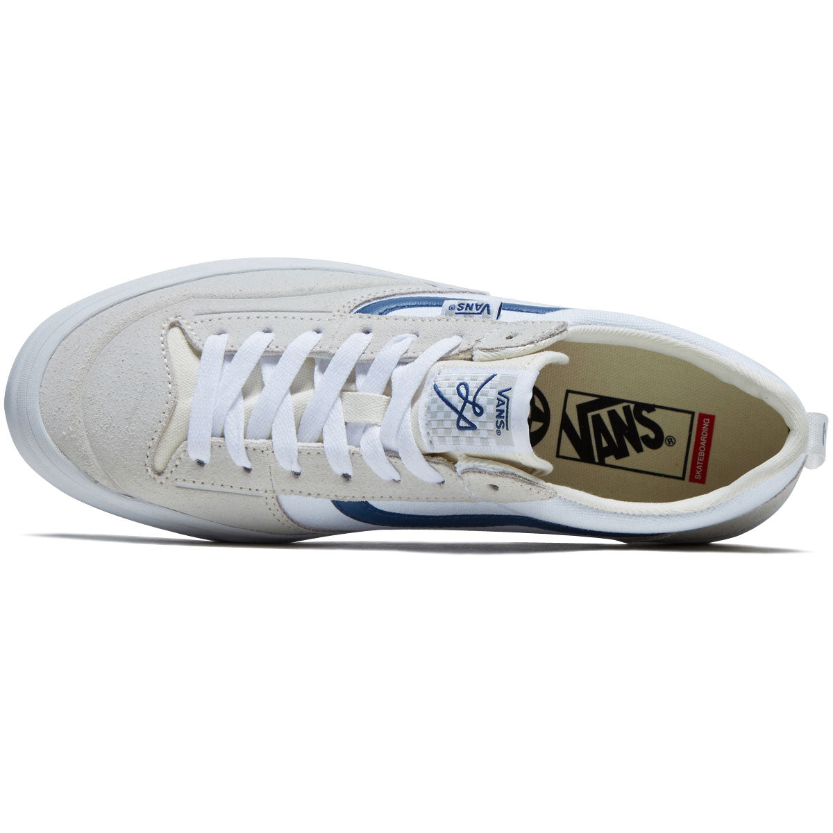 Vans Lizzie Low Shoes - White/Light Blue image 3