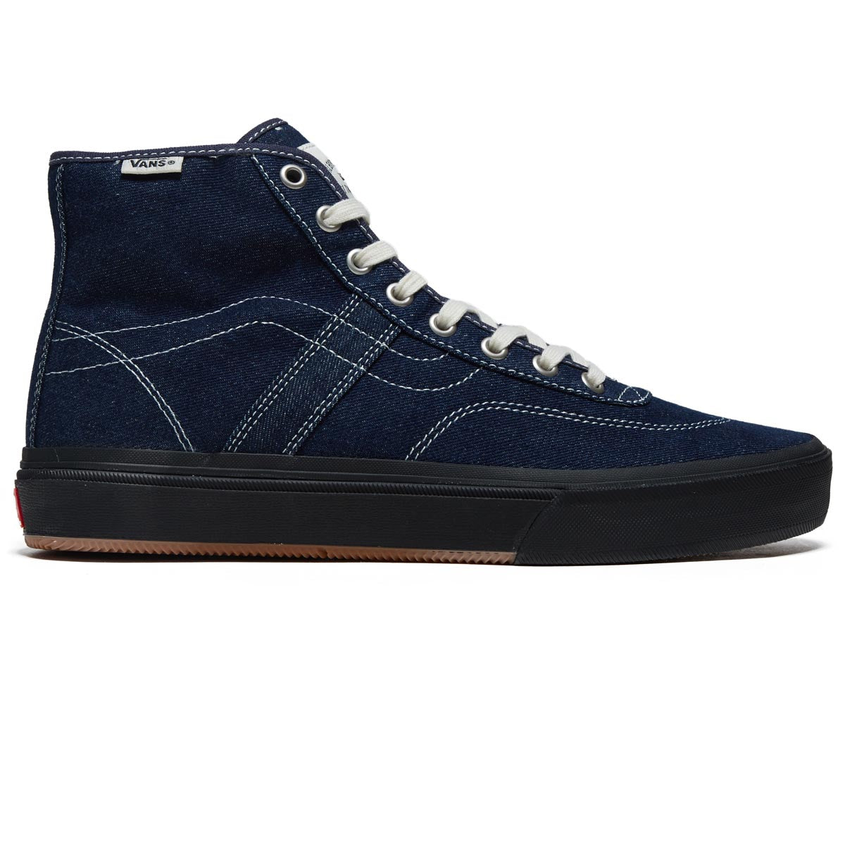 Vans Crockett High Decon Shoes - Denim Car Blue/Black image 1