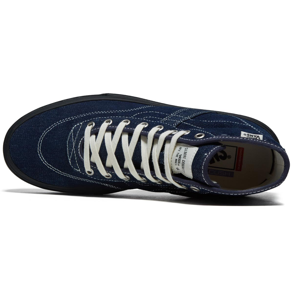 Vans Crockett High Decon Shoes - Denim Car Blue/Black image 3