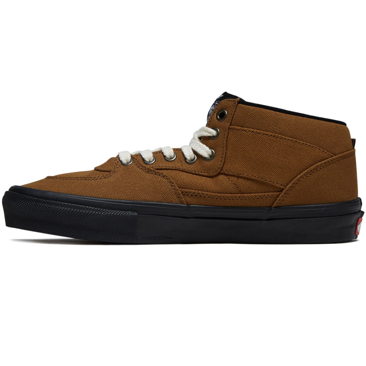 Vans Skate Half Cab Shoes - Duck Canvas Golden Brown/Black image 2