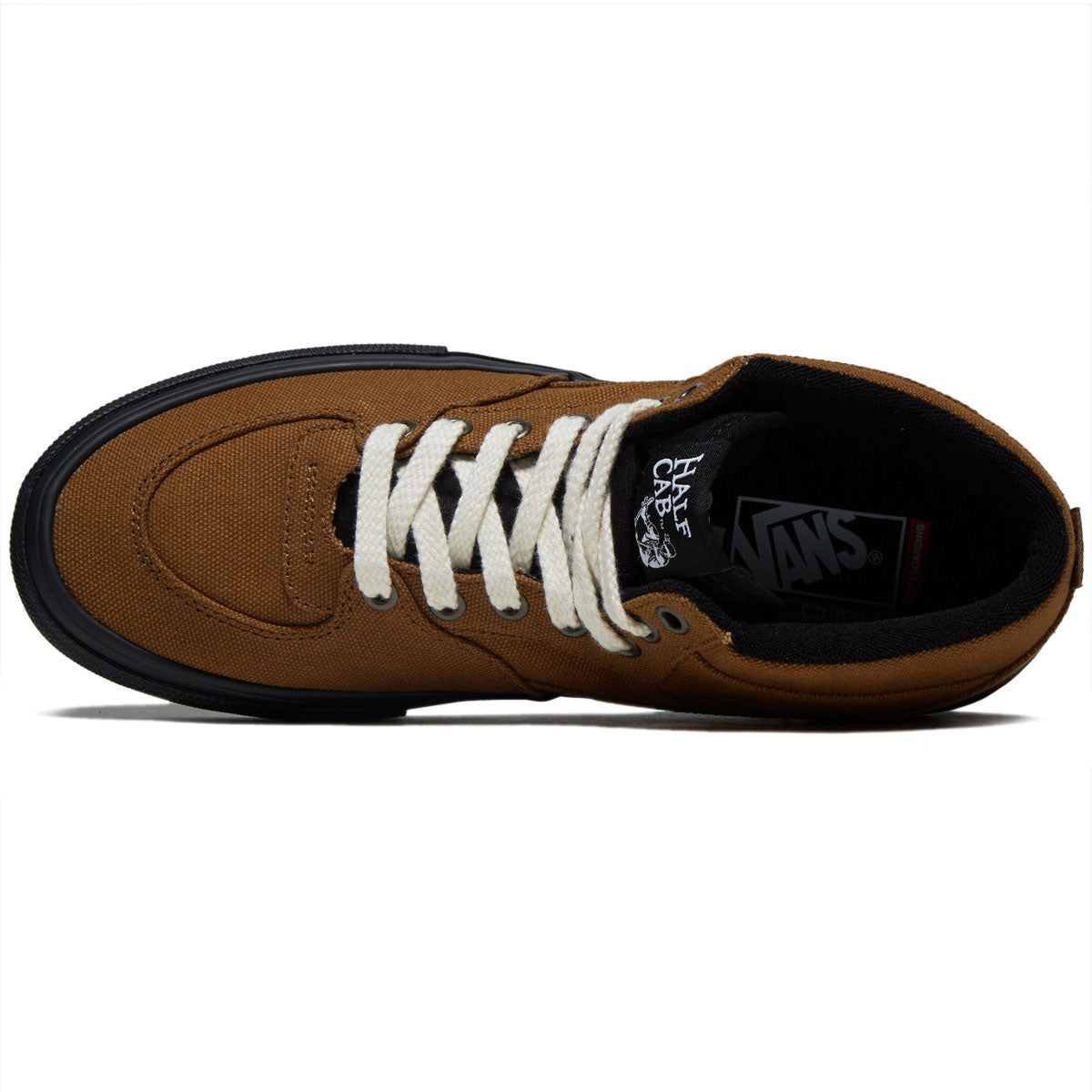 Vans Skate Half Cab Shoes - Duck Canvas Golden Brown/Black image 3