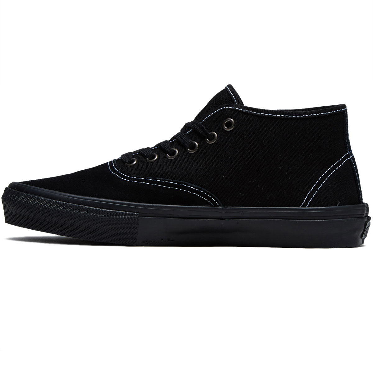 Vans Skate Authentic Mid Shoes - Blackout image 2