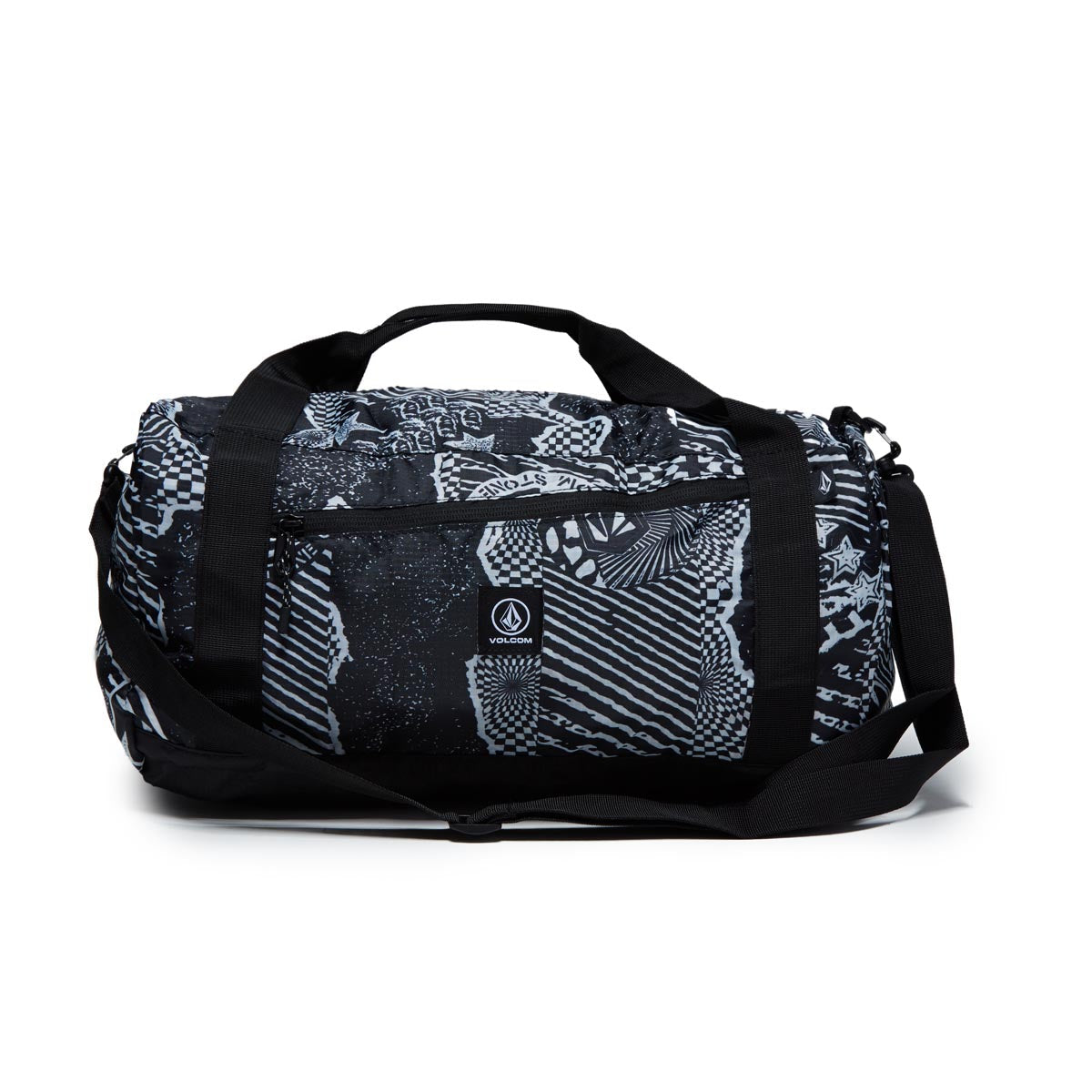 Volcom Bt Packable Duffle Bag - Black/White image 1