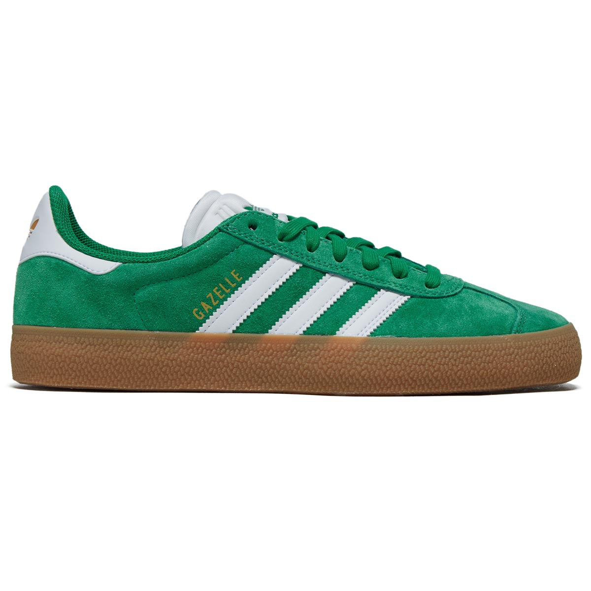 Adidas Gazelle ADV Shoes - Green/Ftwr White/Gold Metallic image 1