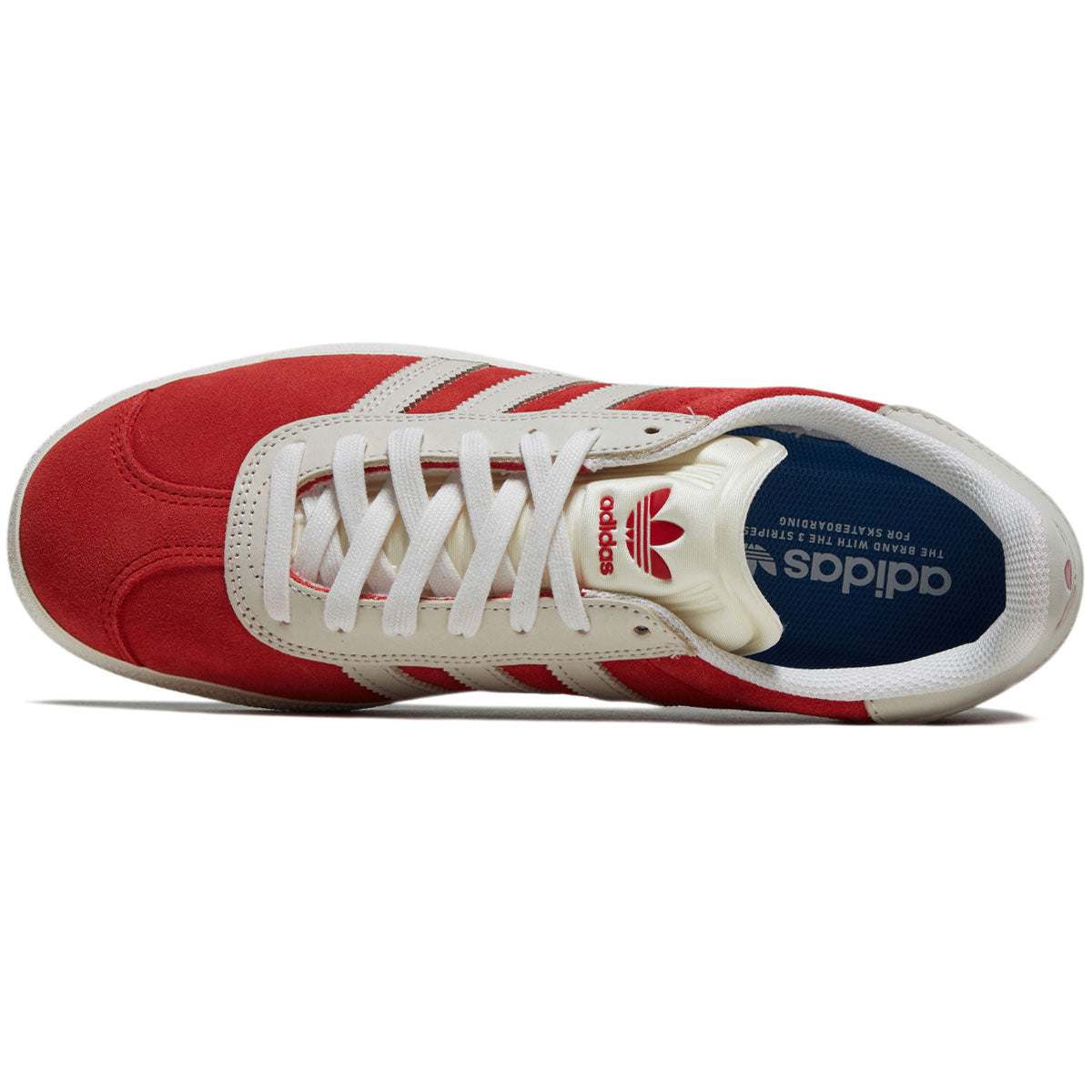 Adidas Gazelle Adv Shoes - Better Scarlet/Core White/Gold Metallic image 3