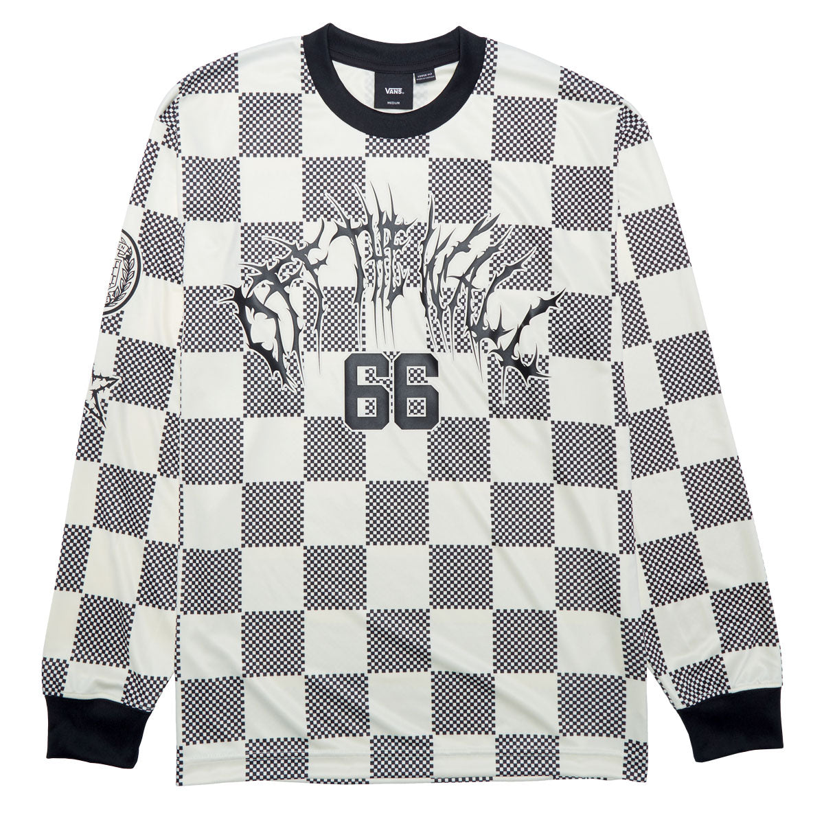 Vans Metal Arch Soccer Knit Jersey - Lemon Icing/Black image 1