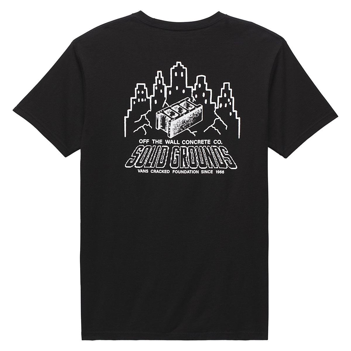 Vans Solid Grounds T-Shirt - Black image 1