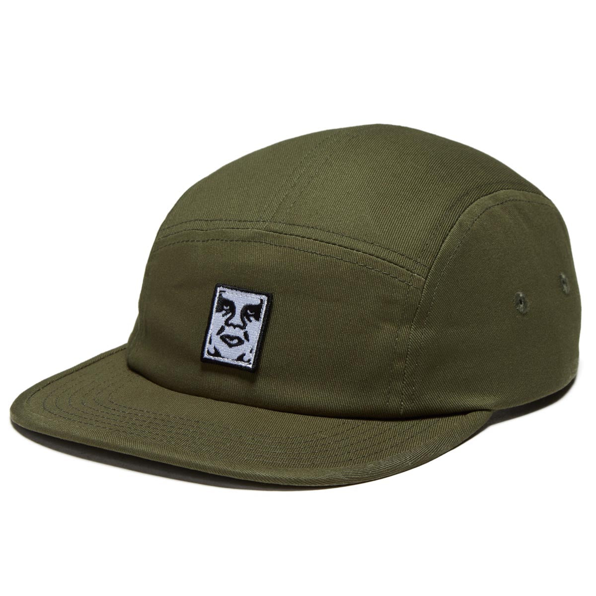 Obey Icon Patch Camp Hat - Olive image 1