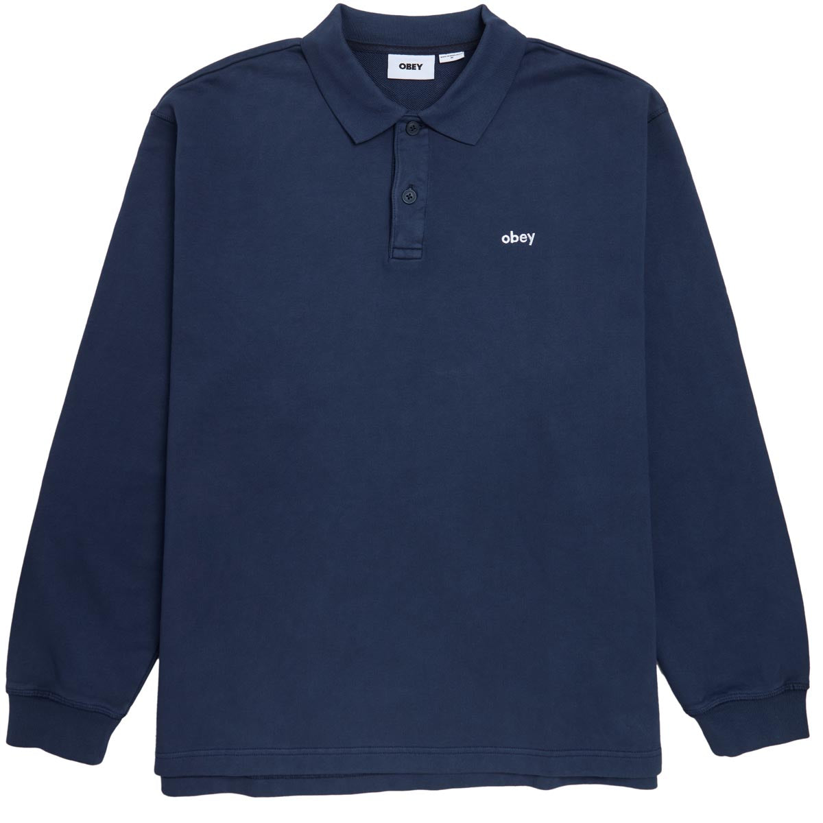 Obey Lowercase Pigment Shirt - Pigment Academy Navy image 1