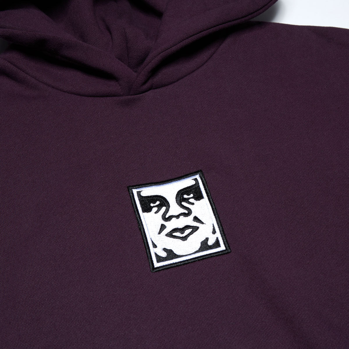 Obey Icon Extra Heavy II Hoodie - Plum Perfect image 2