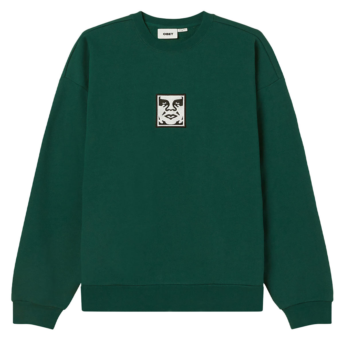 Obey Icon Extra Heavy II Sweatshirt - Rain Forest image 1