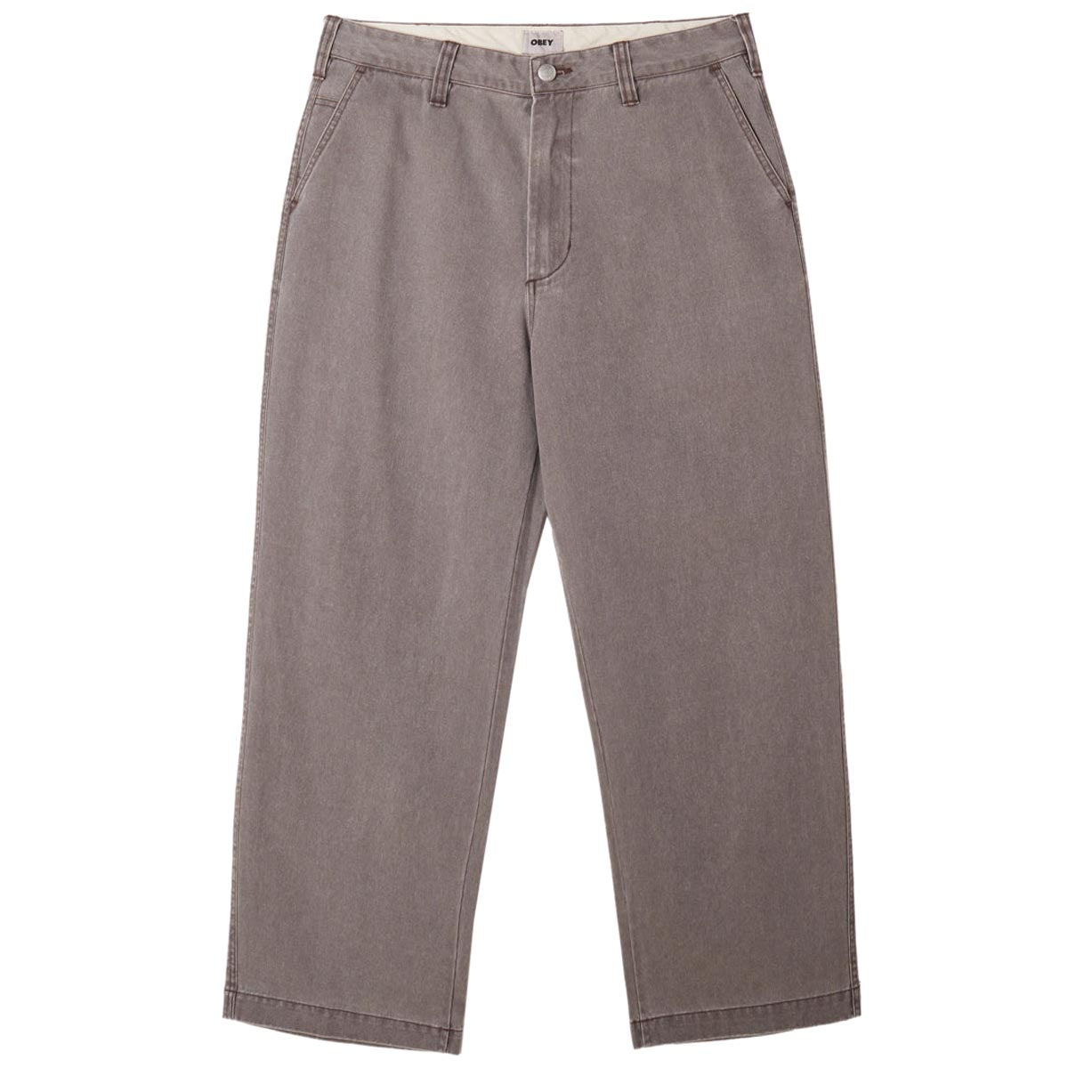 Obey Bigwig Chino Pants - Pigment Java Brown image 1