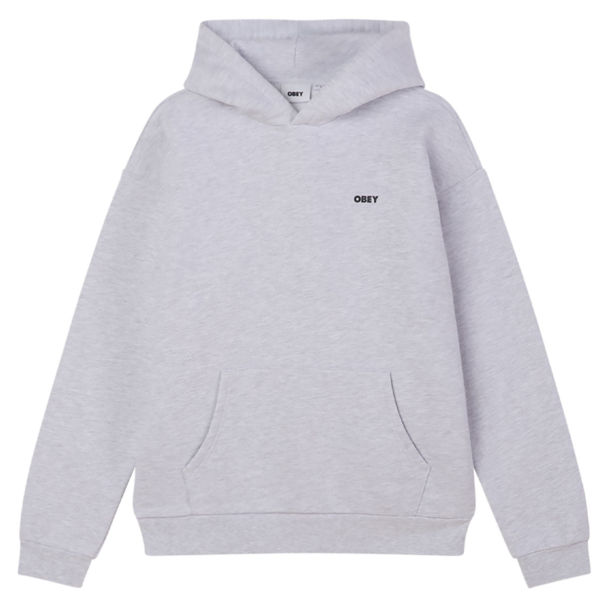 Obey Bold Icon Extra Heavy Hoodie - Ash Grey image 2