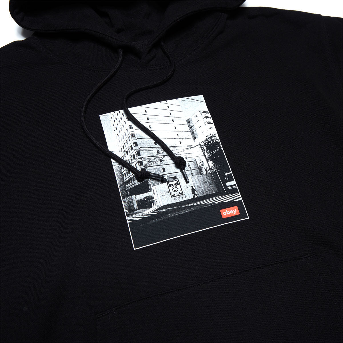 Obey Tokyo Photo Hoodie - Black image 2