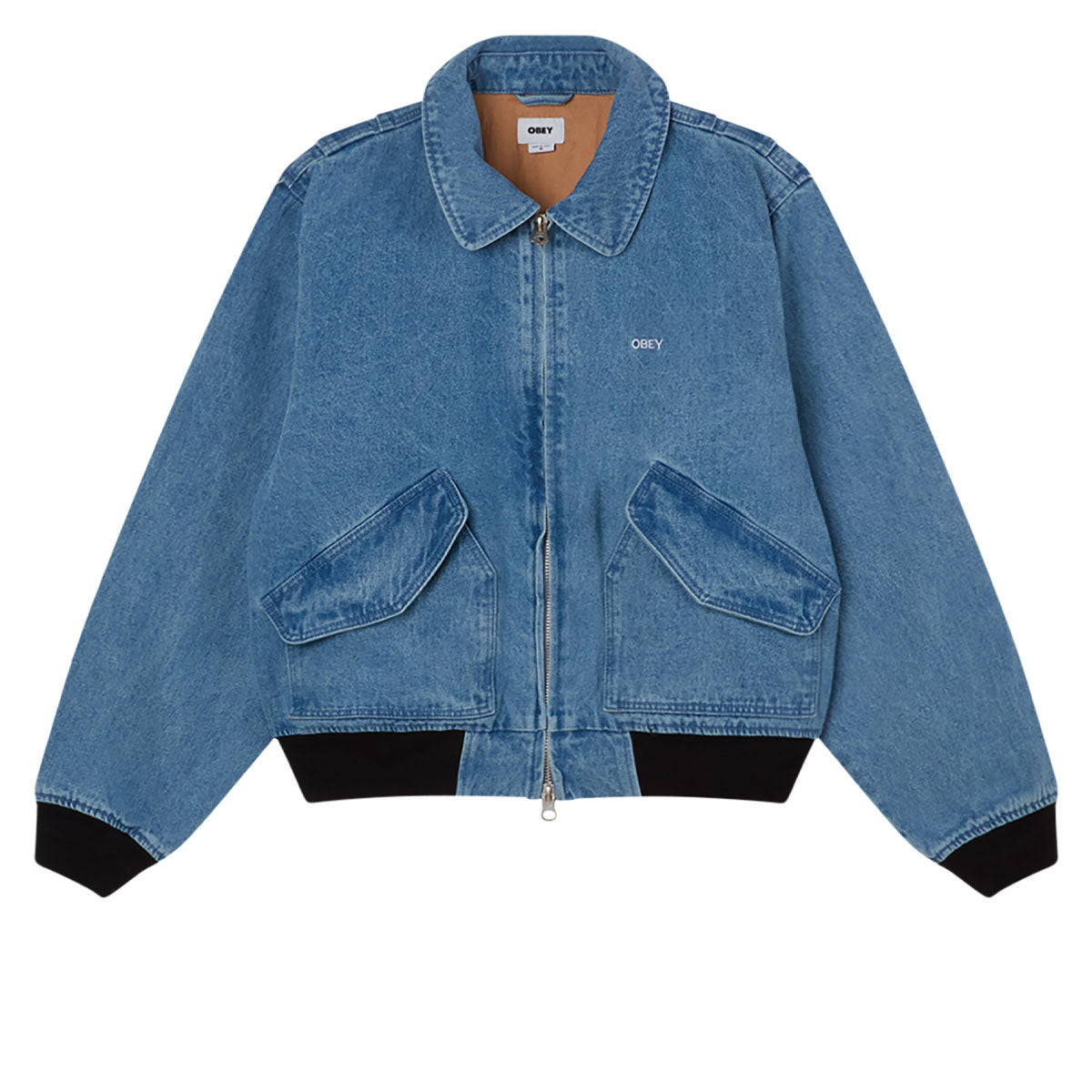 Obey Denim Cwu-45p Jacket - Light Indigo image 1