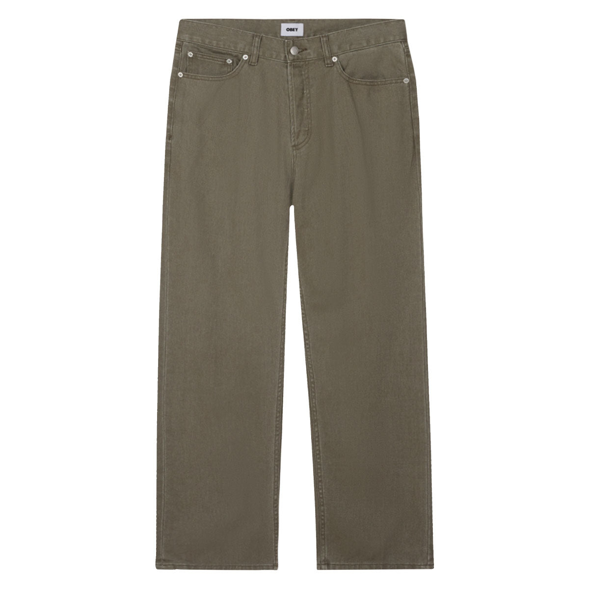 Obey Hardwork Denim Pants - Tea Leaf Faded Wash image 1