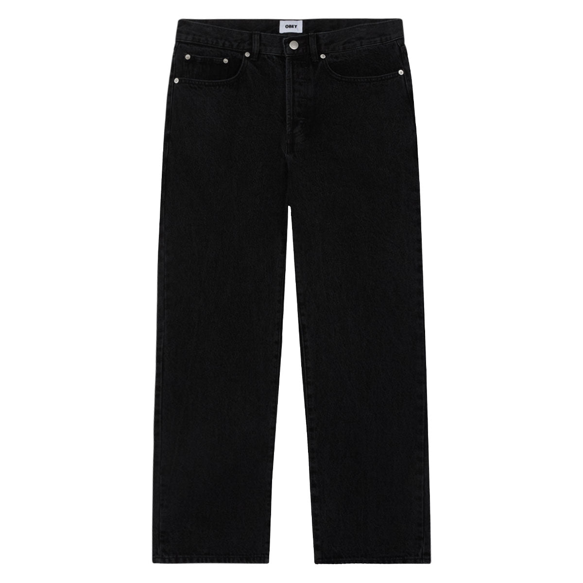 Obey Classic Baggy Denim Pants - Faded Black image 1