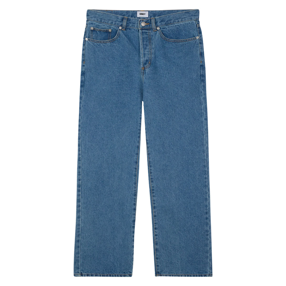 Obey Classic Baggy Denim Pants - Light Indigo image 1