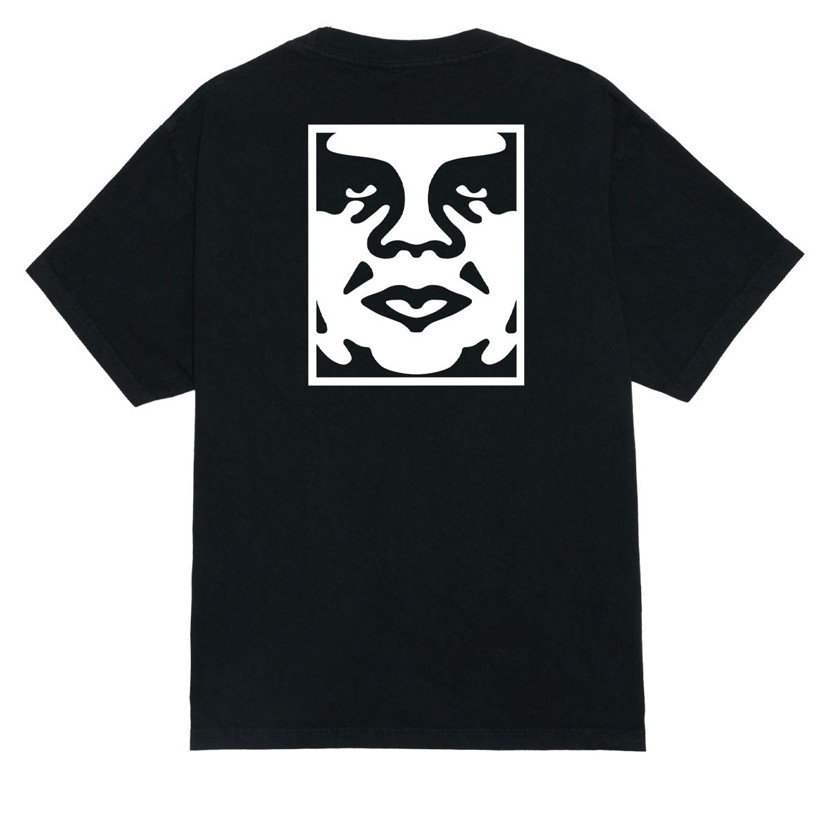 Obey Bold Icon Face T-Shirt - Pigment True Vintage Black image 1