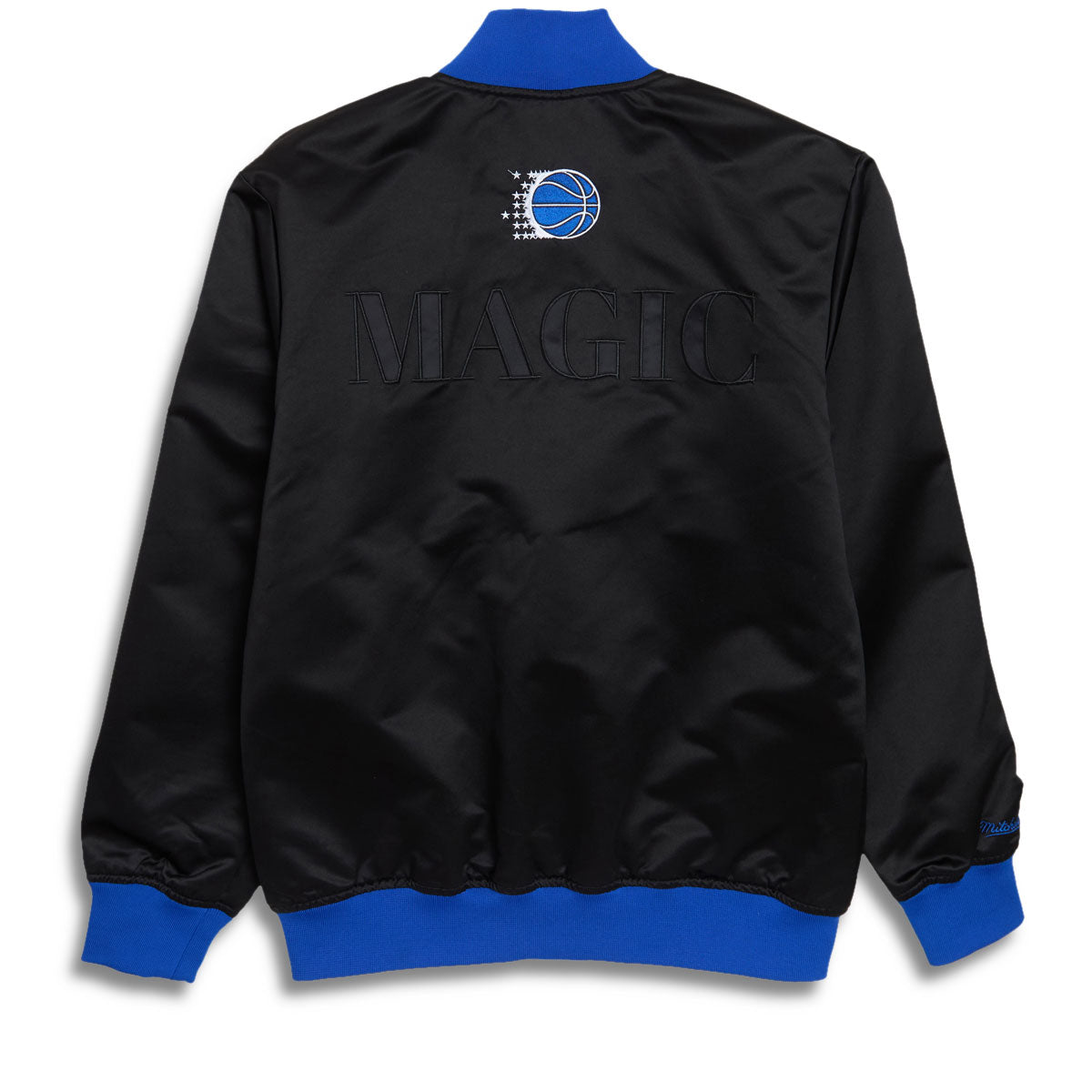 Mitchell & Ness x NBA Team OG 3.0 Magic Vintage Logo Satin Jacket - Black image 2