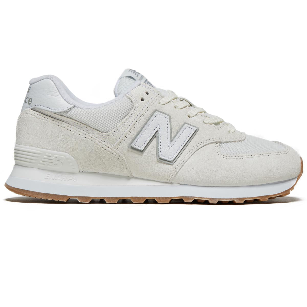 New Balance 574 Shoes - Sea Salt/White/Concrete image 1