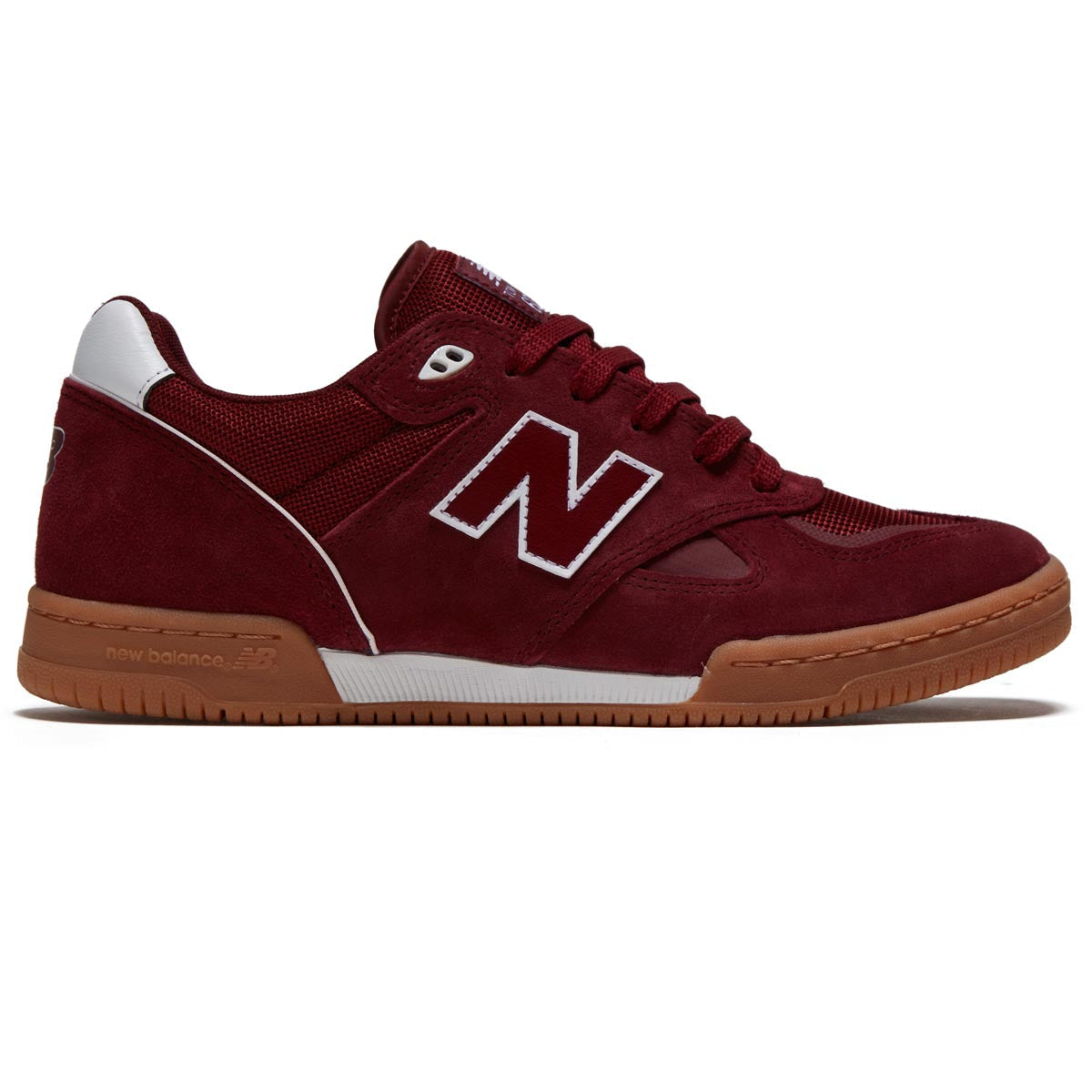 New Balance 600 Tom Knox Shoes - Burgundy/Gum image 1