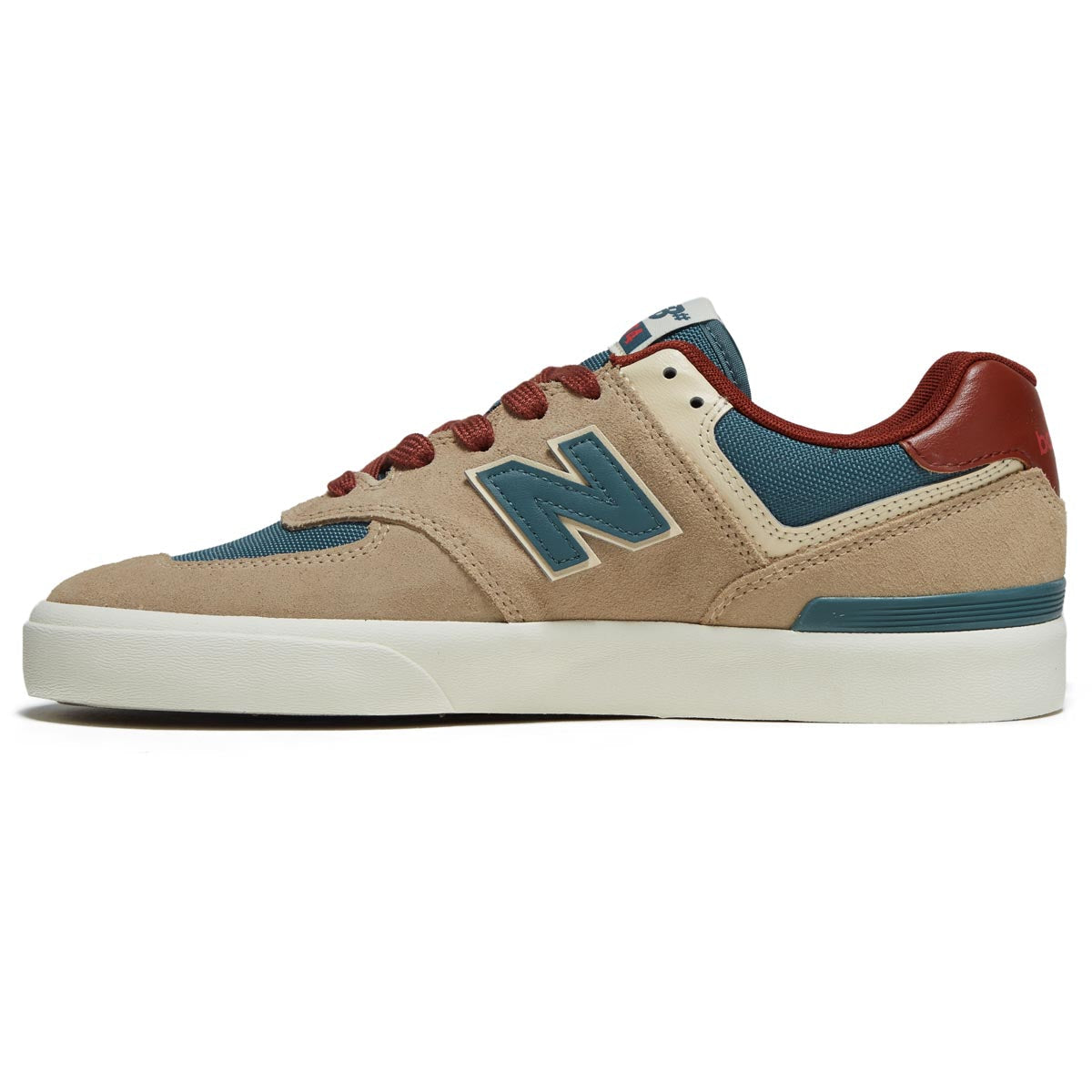 New Balance 574 Vulc Shoes - Tan/Sage image 2