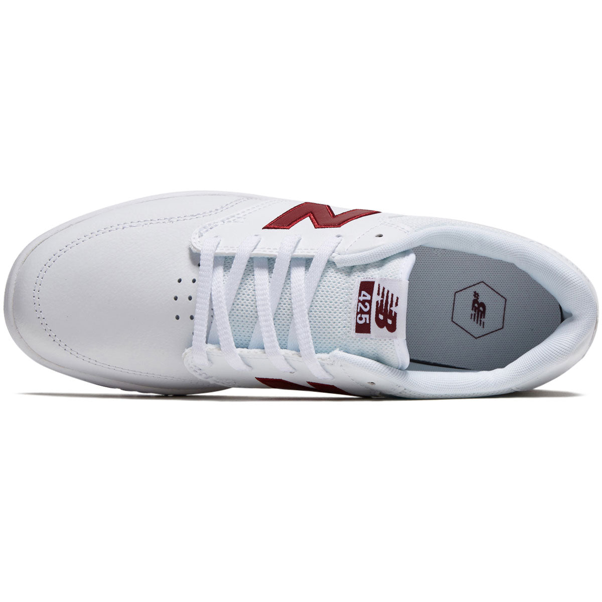 New Balance 425 Shoes - White/Red image 3