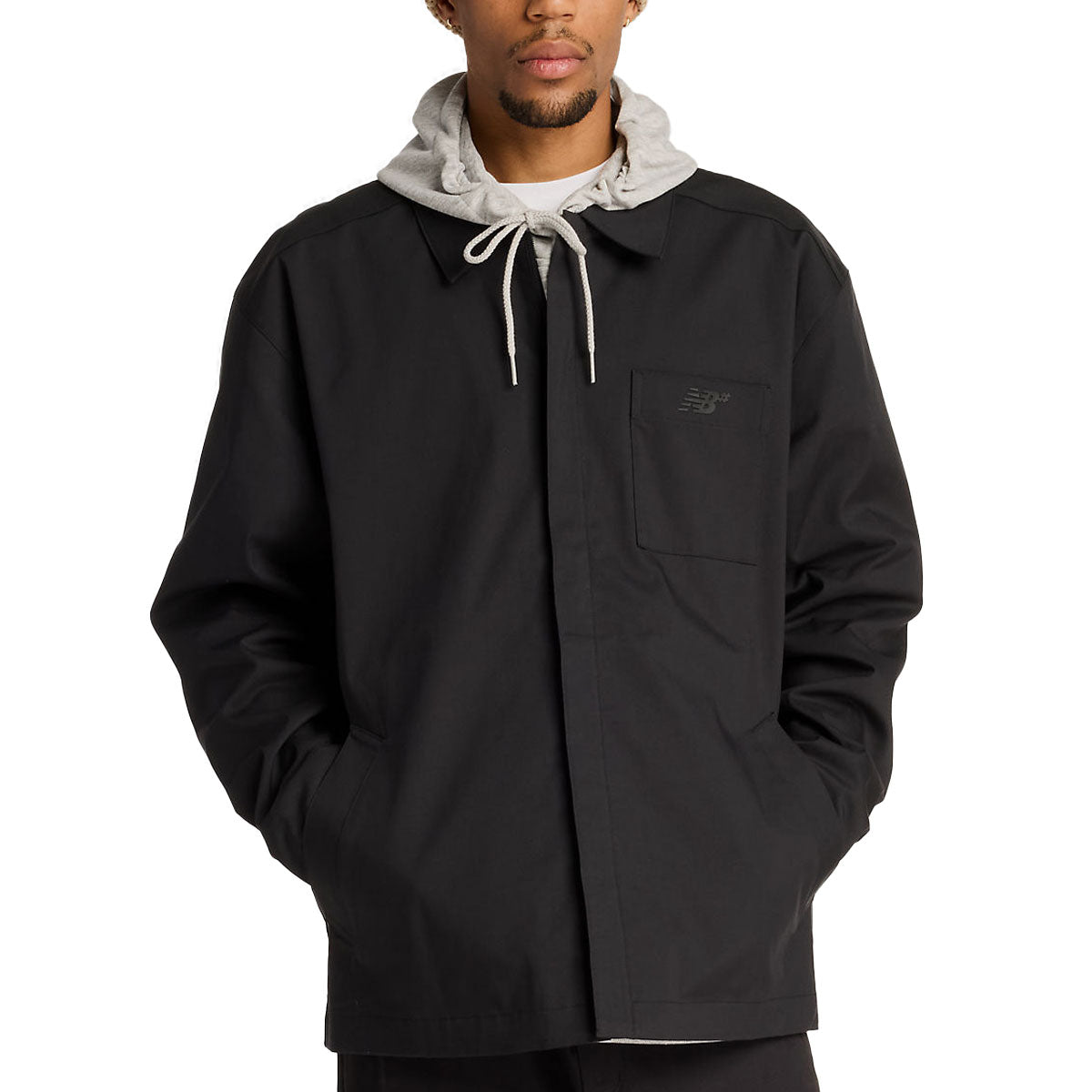 New Balance Numeric Coaches Twill Jacket - Black image 1