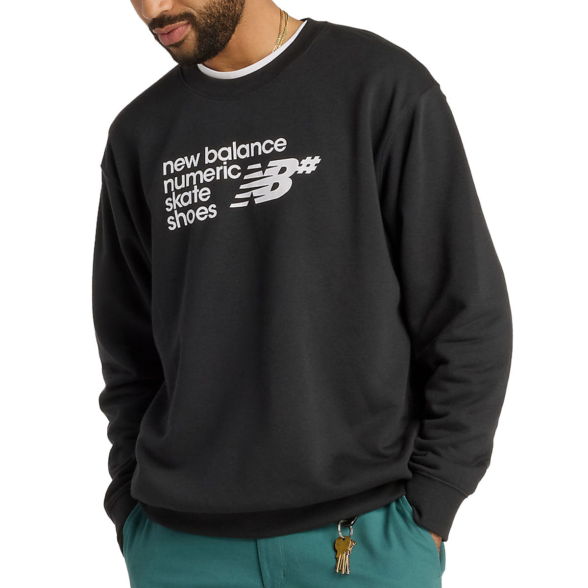 New Balance Numeric Logo Sweatshirt - Black image 1