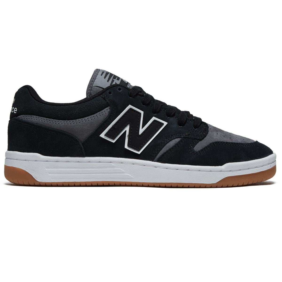 New Balance 480 Shoes - Black/Grey image 1