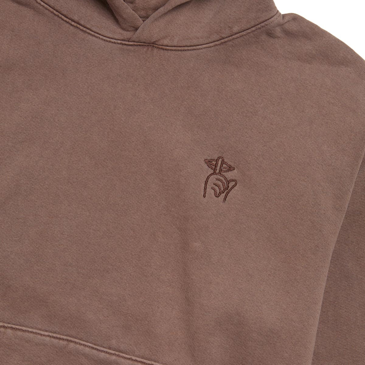 The Quiet Life Shhh Embroidered Hoodie - Patchoulli image 2