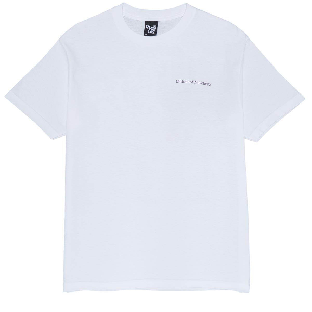 The Quiet Life Middle of Nowhere Desert Serif T-Shirt - White image 2