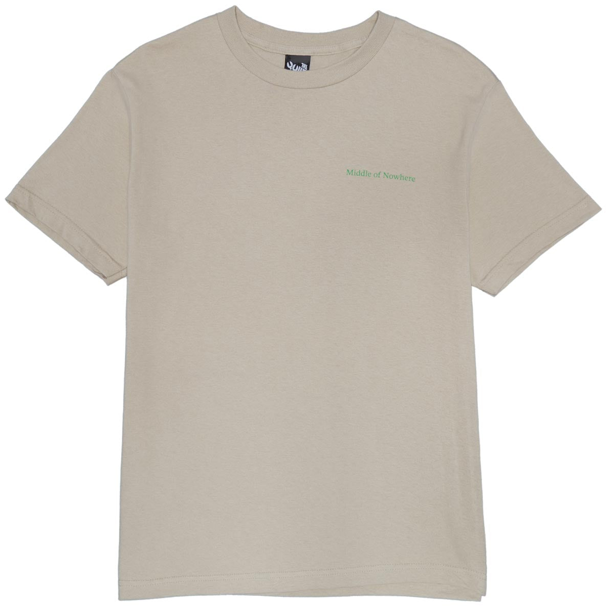 The Quiet Life Middle of Nowhere Desert Serif T-Shirt - Sand image 2