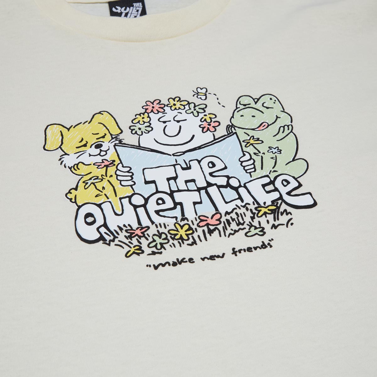 The Quiet Life Read Books T-Shirt - Cream image 2