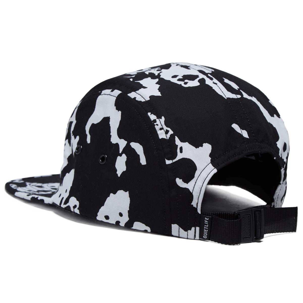 The Quiet Life Cow Camper Hat - Black/White image 2