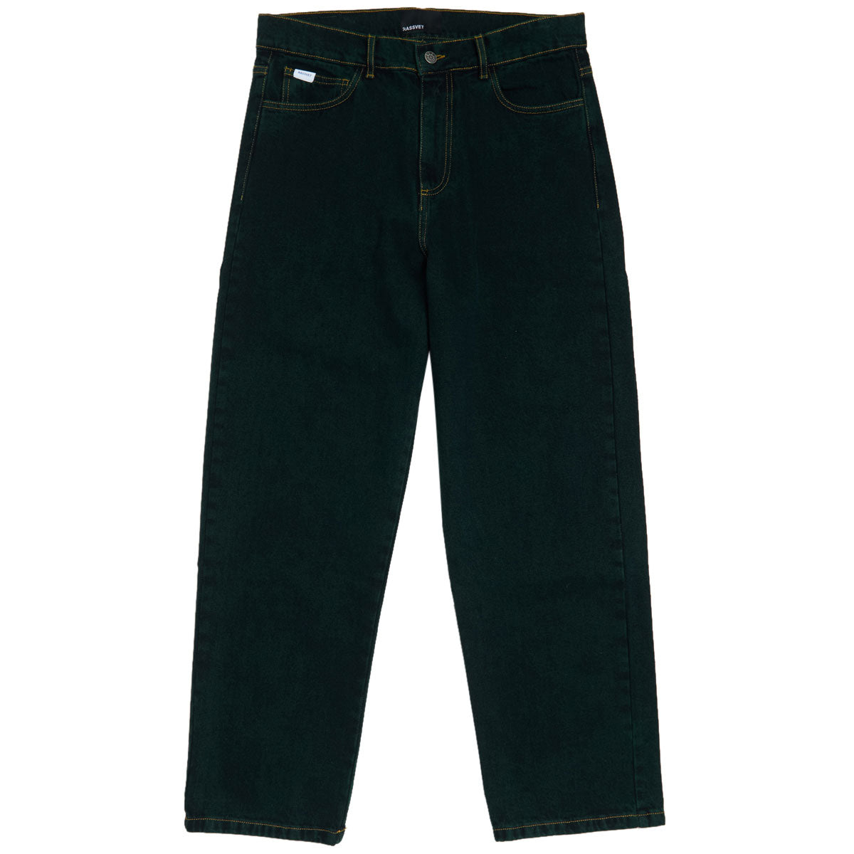 Rassvet Classic Denim Pants - Green image 1